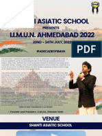 I.I.M.U.N. Ahmedabad 2022 Conference Itinerary
