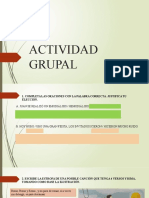 Actividad Grupal