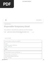 Nada - Disposable Temp Email Preview