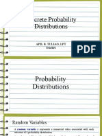 Discrete Probability Distributions