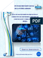 23-Plan de Mantenimiento Preventivo y Correctivo de Servidores Switches de Comunicación y Fibra Óptica Del IPSFA V2018-01