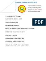 Eldoret Technical Training Institute Attachment Report