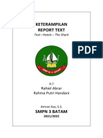 Keterampilan Report Text