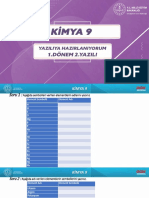 Kimya 1.dönem 2.yazılı