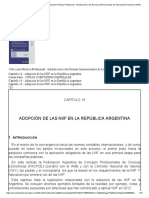 Adopción de Las Niif en La República Argentina: Cerrar