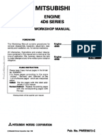 Mitsubishi Engine 4D6 4D65 4D68 Series Service Manual