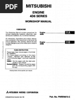 Mitsubishi Engine 4D6 4D65 4D68 Series Service Manual