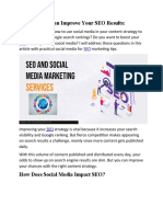 Social Media Can Improve Your SEO Results