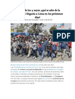 Marcha de los 4 suyos llegará a Lima: qué se sabe de la protesta