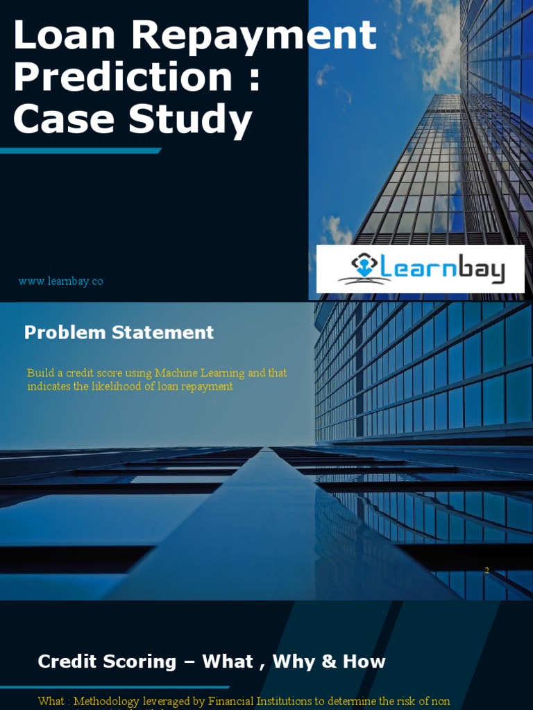 Customer Scoring - Case Study | PDF | Logistic Regression | Dependent ...