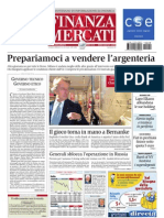 Finanza E Mercati 09.08.11