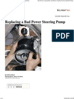 Popular Mechanics - Replacing A Bad Power Steering Pump