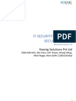 IT Security and Cyber Security Policy