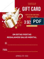 Gift Card: 3 Sesiones