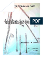 Dossier D'organologie CLARINETTE