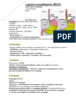 Le Reflux Gastro-Oesophagien (RGO) : 1/ Étiologies