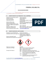 Msds-Federal Soluble Oil