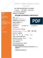 INFORME ECOGRAFIA OBSTÉTRICA 2DO 3ER TRIMESTRE - Docx MONTES