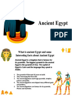 Ancient Egypt Gods Infographics by Slidesgo
