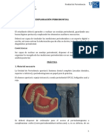 Exploración periodontal