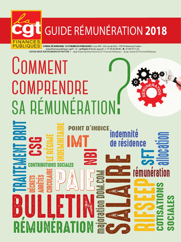 Guide de Rémunération 2018 CGT | PDF | Salaires | Coût de la vie