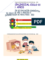 Consolidado de Evaluación Diagnóstica 2022 y Analisis e Interpretación de Resultados