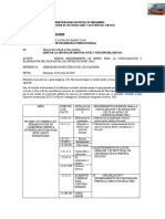 Informe Nº 008- Requerimiento de Bs 0011