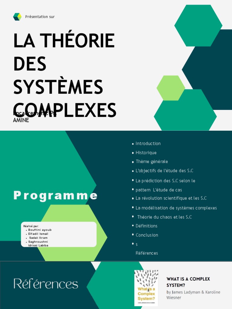 La Theorie Des Systemes Complexes v2 PDF Sciences cognitives