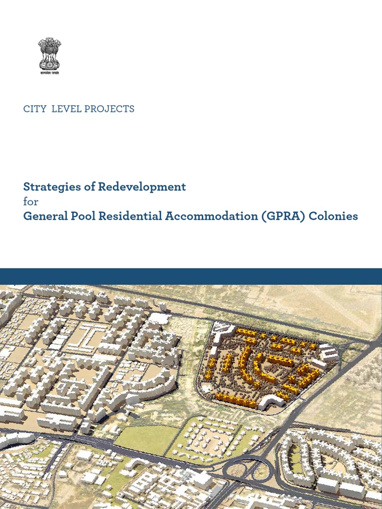 GPRA Redevelopment Strategies in Delhi | PDF | Infrastructure | City