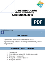 18 y 49 Curso Inducción Ambiental 2016