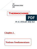 Thermochimie: PR: K. Oulad Haj Ali