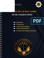 Agenda de Movilizaciones Sociales 22 de Octubre 2022