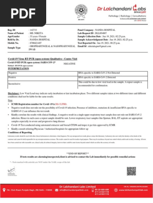 Covid Report