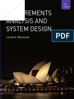 4 Reference Book (Leszek A. Maciaszek) Requirements Analysis and System Design