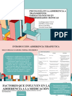 Psicología de La Adherencia Terapéutica