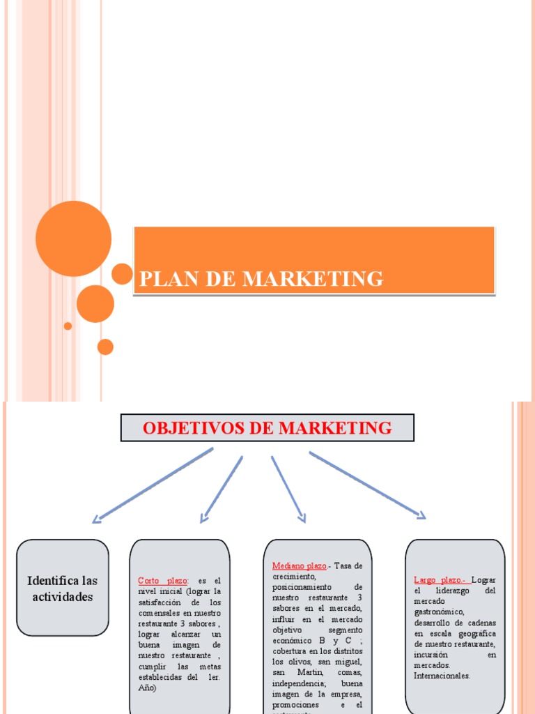 Plan de Marketing | PDF | Marketing | Mercado (economía)