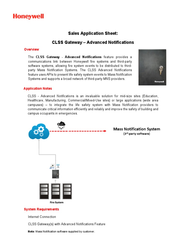 CLSS Gateway Advanced Notifications Guide | PDF | Technology & Engineering
