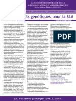 Tests Genetiques Pour La SLA