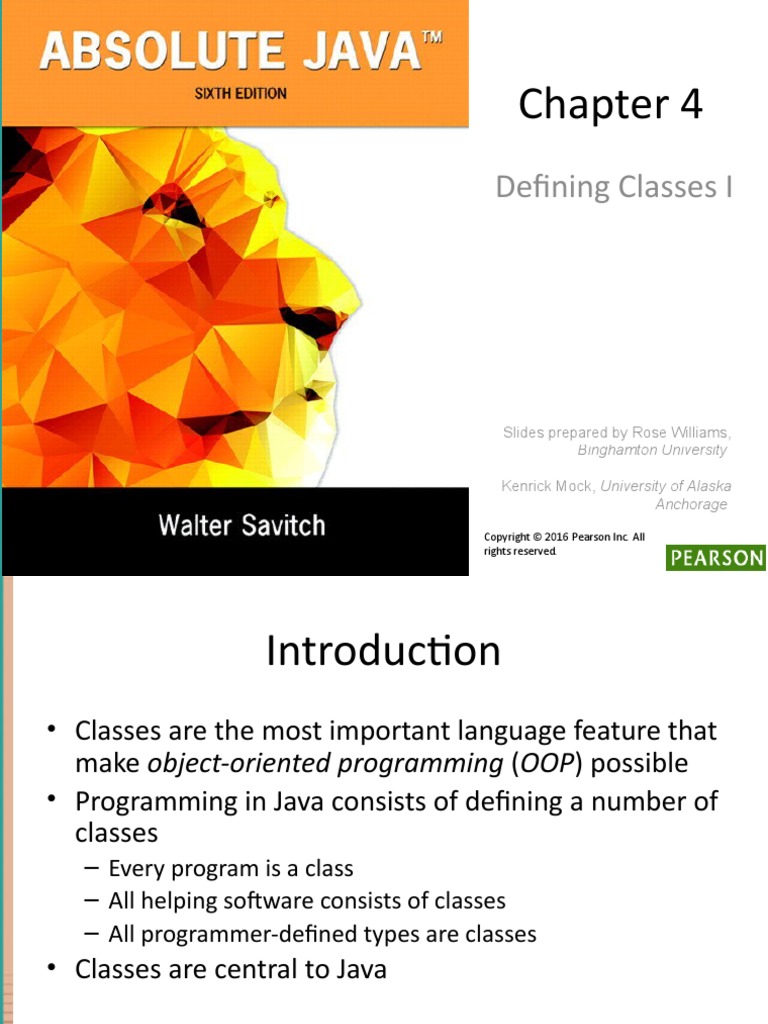 Chap 4 Java 6 TH | PDF | Programming | Constructor (Object Oriented ...