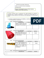 ESPECIFICACIONES TECNICAS DE Malla Raschel Rojo