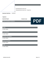 Pressure Test Inspection Report