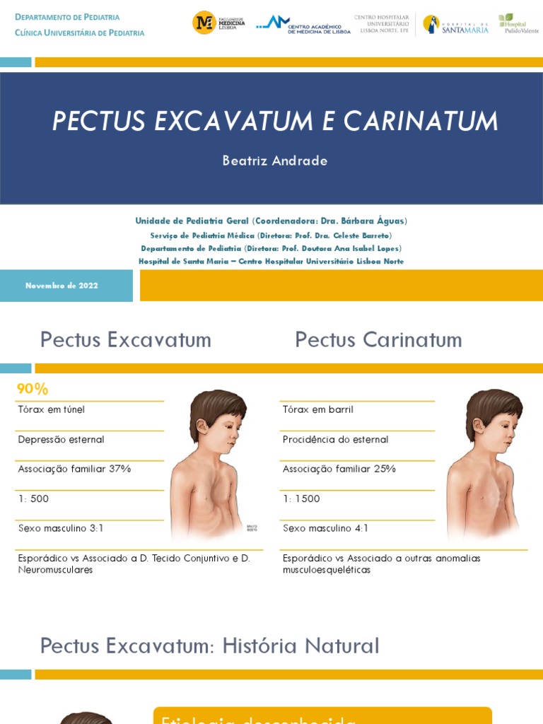 Pectus Excavatum e Carinatum | PDF | Coração | Causas de morte