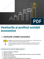 TEMA 8. Veniturile Și Profitul Unității Economice