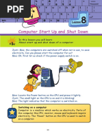 Computer Start Up and Shut Down: Lesson