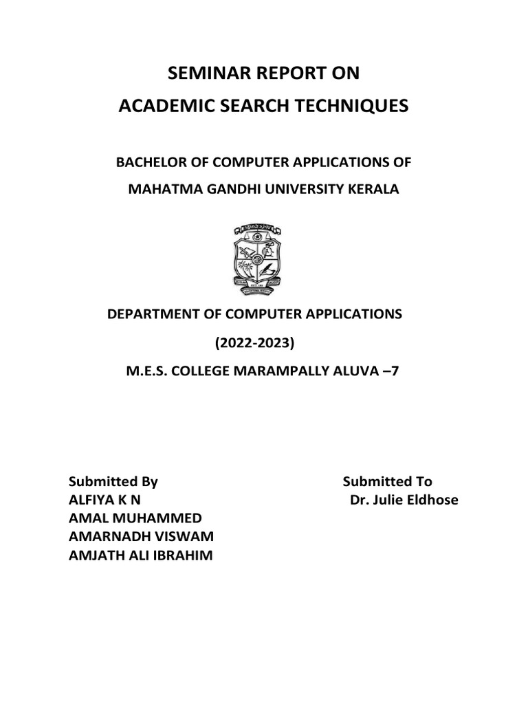 Seminar Report PDF Search Engine Indexing World Wide 