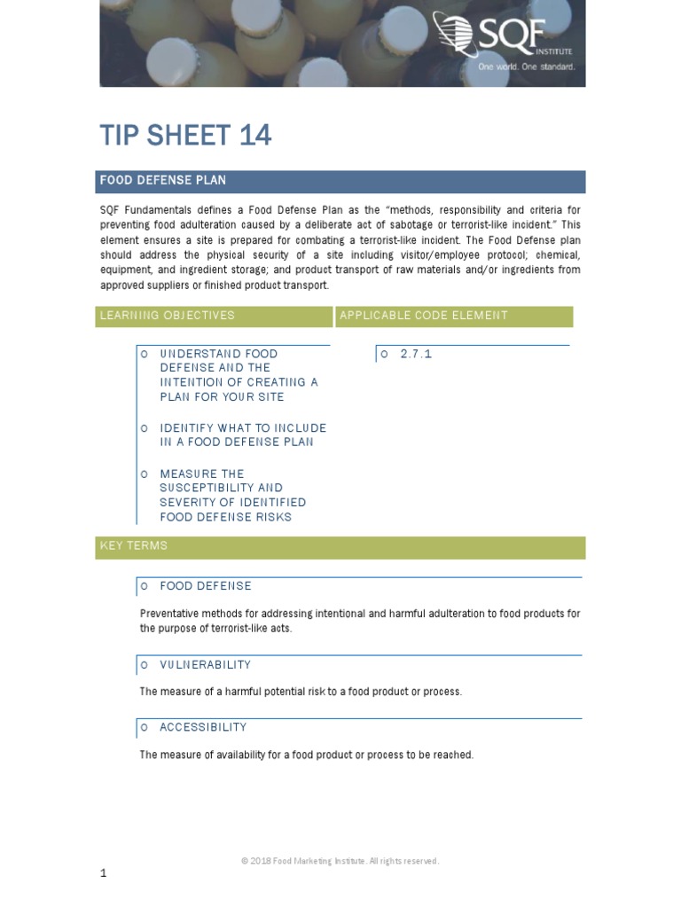 tip-sheet-14-food-defense-plan-pdf-foods-safety