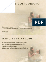 Krštenje Gospodinovo: I Eto Glasa S Neba: "Ovo Je Sin Moj, Ljubljeni! U Njemu Mi Sva Milina!" Matej 3, 7