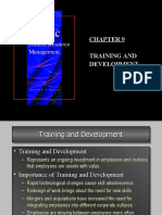 Chapter 9 - Training & Development