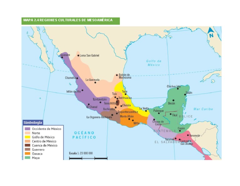 Mapa De Mesoamerica Pdf