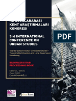 3rd International Conference On Urban Studies Proceedings Book